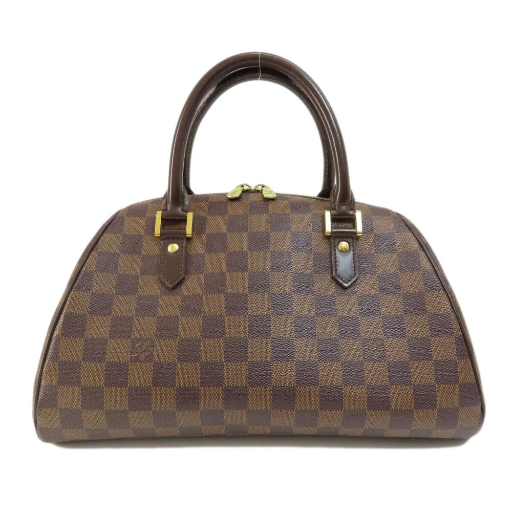 Louis Vuitton Handbag Canvas Ebene Damier Brown Rivera Brown